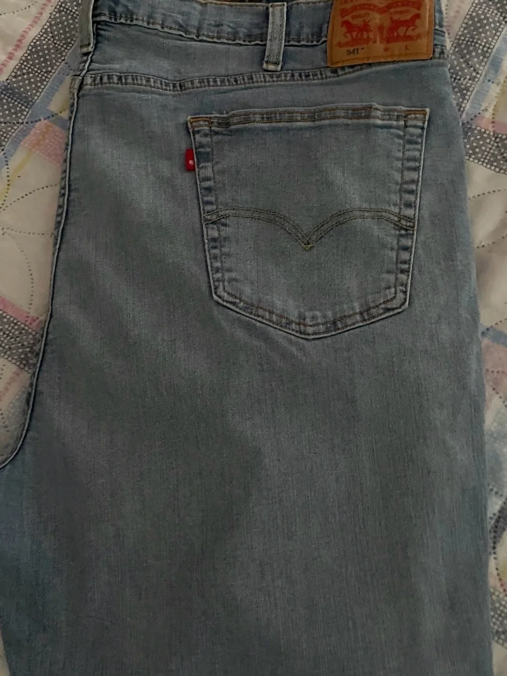 Levi's Men’s Straight Light Blue Denim Jeans